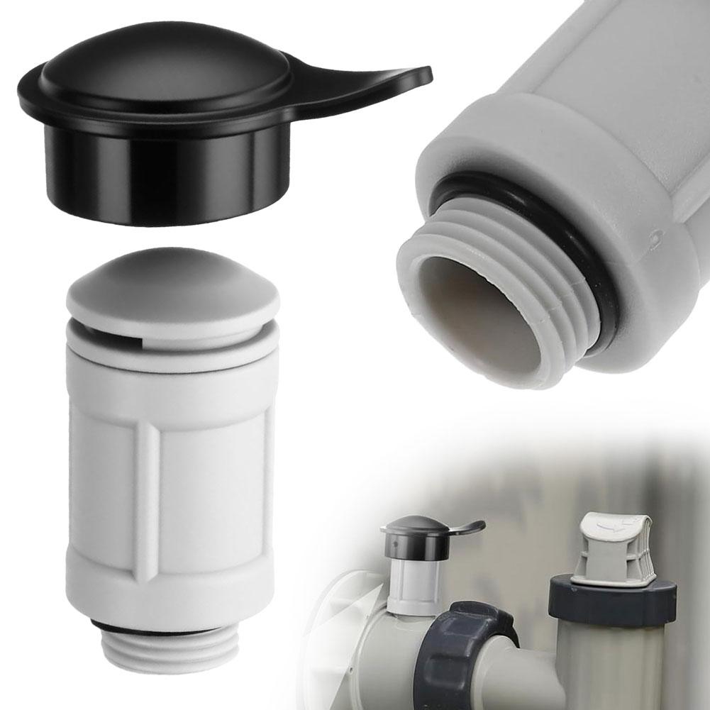 1-10PCS 12363 12373 Air Jet Valve & Air Jet Valve Cap Fit For Intex Above Ground Pool Inlet Compatible With 26165EH 26167EH