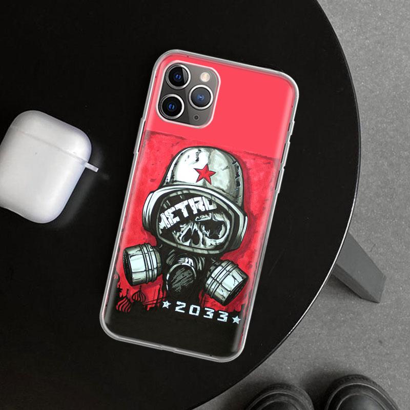 Metro 2033 Phone Case Cover for iPhone 11 12 13 Mini 14 15 Plus 16 Pro Max 17 Air 7 8 + SE Art Customized Fundas 11 12 13 Mini 1