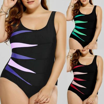 Fashion Women Plus Size Sexy Swimsuit Bikini Printed Swimwear Swimsuit