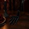 Skeleton Hand Figurine 3D Printed Figurine, Spooky Bone Statue for Desktop Sculpture Halloween Party, Gothic Model, Desk Decor Decoration