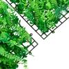 Artificial Fern Leaf Privacy Screen 24 Pcs Green 40 X 60 Cm