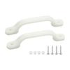 Ergonomic Corrosion Resistant Plastic Door Entry Handle for Recreational Vehicles Easy Snap On Upgraded Non Slip Texture