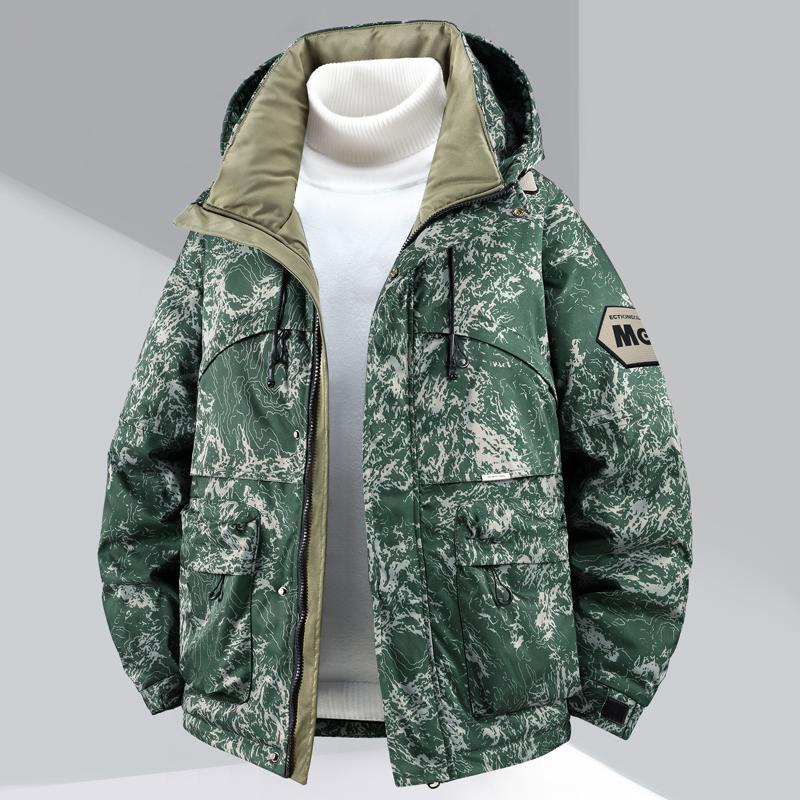 Plus Size 5XL-11XL Fashion Men's Oversize Parkas Winter Coat Hooded Casual Loose Thick Warm Outerwears Men Jackets