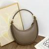 2026 New Knitted Half Moon Bag Fashion Handheld One Shoulder Cross Shoulder Dumpling Bag for Women