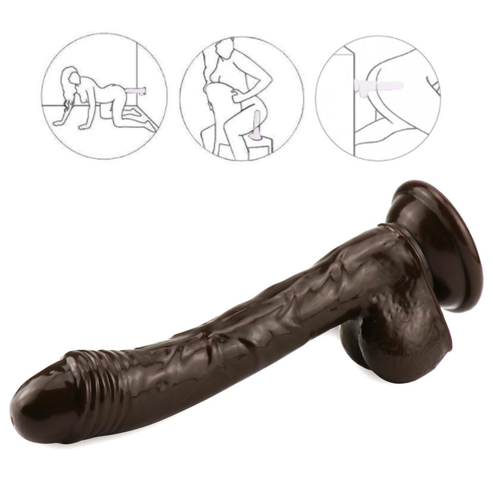 Postroj Dámské Kalhotky Realistické Dildo na penis Napínací řemínek na penis Dildo s přísavkou Dildo Opasek Postroj Sexuální hračky pro lesbičky
