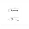 Silver Dachshund-Shaped Cutlery Holder Organizer Decorative Dog Design Kitchen Utensil Storage Rack for Countertop Tableware