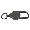 Breloc magnetic retractabil din sârmă de oțel inoxidabil, carabină cu cataramă ușor de tras, verde OD