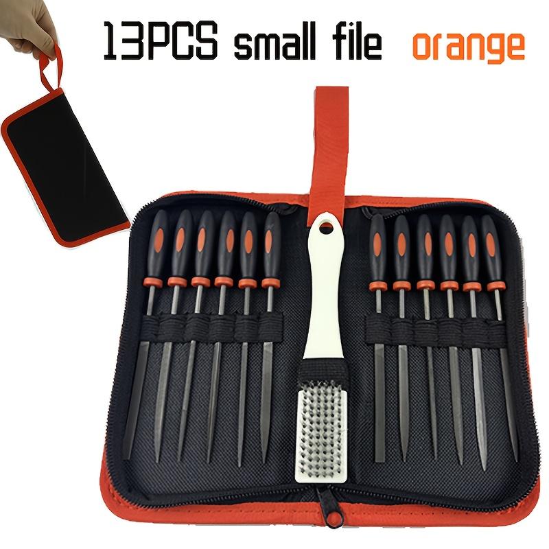File Tool Set with Carry Case,Premium Grade T12 Drop Forged Alloy Steel, Precision Flat/Triangle/Half-round/Round Large Fi
