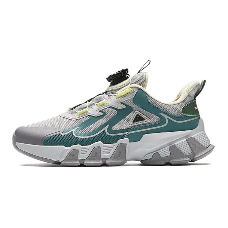 Anta Comfortable Versatile Trendy Shock Absorbing Wear Resistant Kids Casual Shoes Kids Casual Shoes Gray Green A312418861-1
