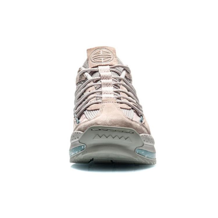 New LINING CF Tracing Casual Shoes Women's Low Top Light White Purple AGCQ192-5