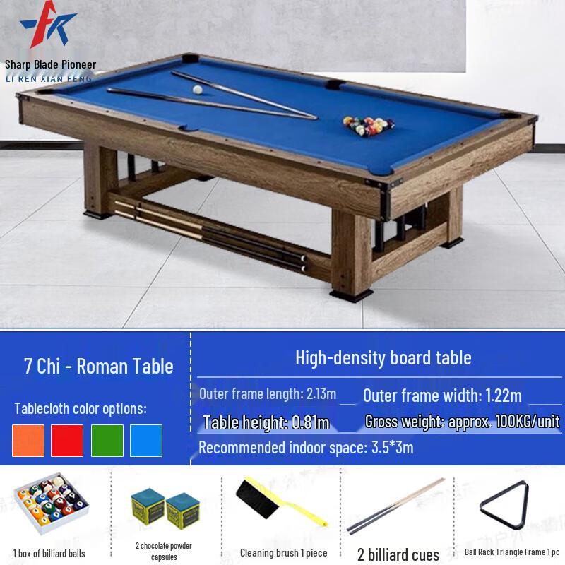 Multifunctional 3-in-1 Home Billiards Pool Table