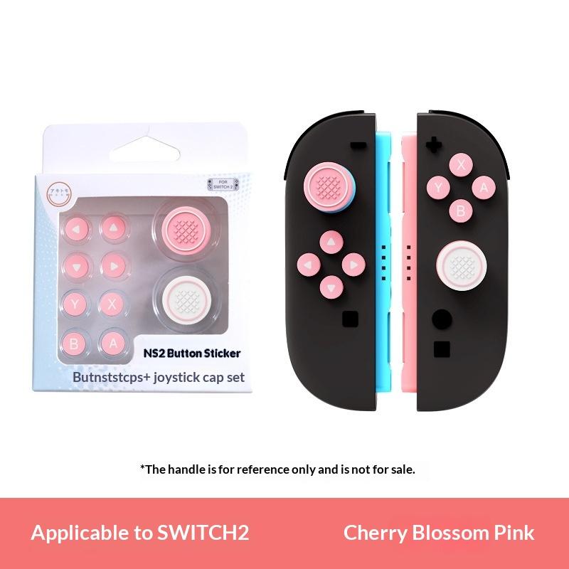 Thumb Button Caps For Switch 2 Joysticks Controller Colorful Silicone Cap For Switch 2 Handle Accessories