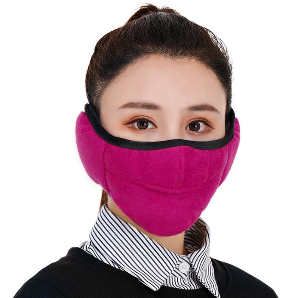 

Зимова пов язка-шарф, грілка для вух, для катання на вулиці, муфта для вух, нова маска, навушники два в одному рожевий червоний колір