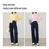 ESE-Y Women's Straight-Leg Wide-Leg Jeans