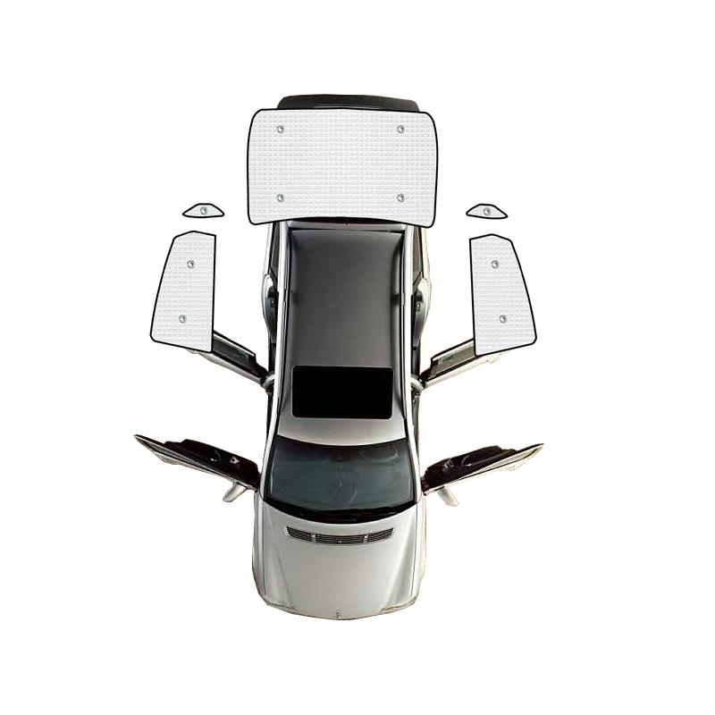 Full Cover Sunshades for Honda Civic 11th Gen FE FL Sedan ~ Car Accessorie Windshield Curtain Rear Side Window Visor Mat