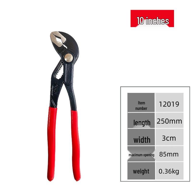 

Набір регульованих багатофункціональних плоскогубців для водяного насоса - побутовий гайковий ключ з великим отвором 7 , 10 , 12 дюймів