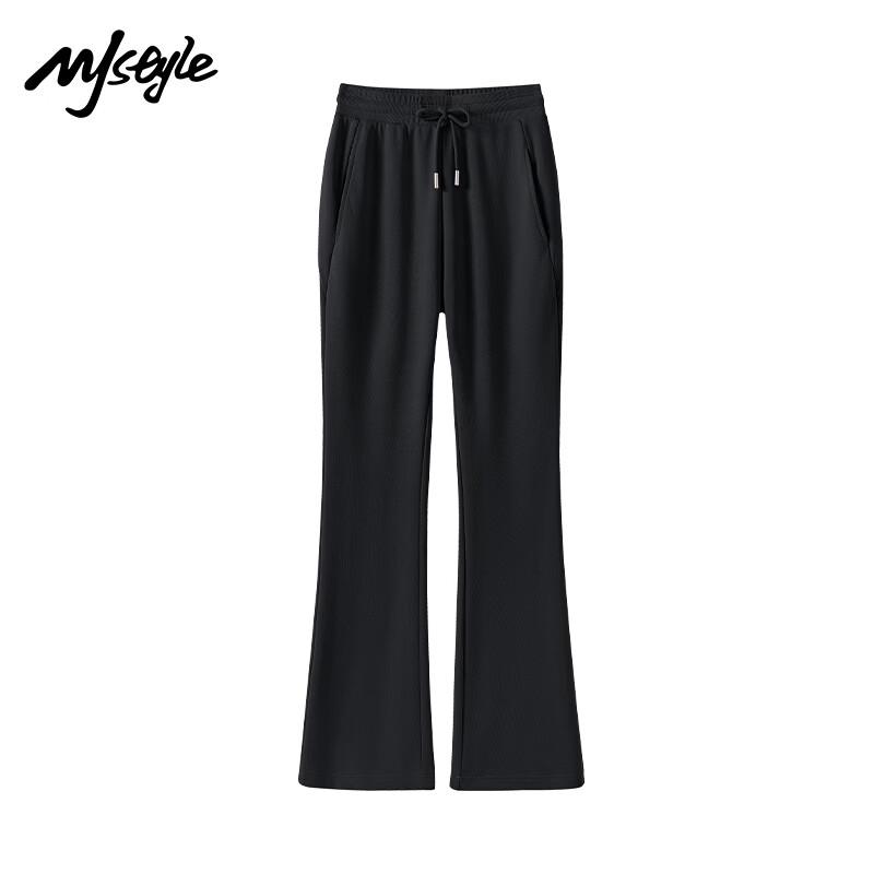 MJ STYLE Women's Slim Fit Flared Pants