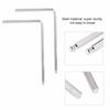 Durable Guitar Truss Rod Allen Wrench, 2 L-Shaped Wrenches for Martin Guitars, Adjusts Guitar Setup for Guitar Enthusiasts (Silver, 5mm Diameter)