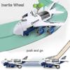 Toy Aircraft Music Story Simulation Track Inertia Children's Toy Aircraft Large Size Passenger Plane Kids Airliner Toy Car