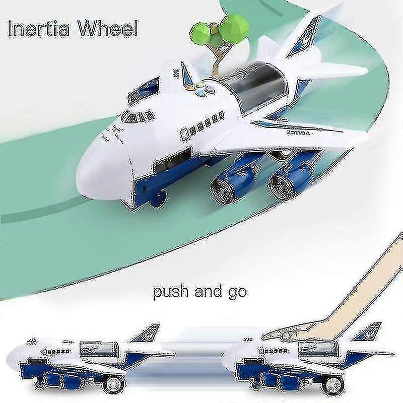 Toy Aircraft Music Story Simulation Track Inertia Children's Toy Aircraft Large Size Passenger Plane Kids Airliner Toy Car