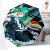 1pc Outdoor Umbrella with Cute Anime Characters - Automatic Opening/Closing, Portable 3-Fold Design, 8-Rib Iron Frame - Perfect Gift for Fans, Tr