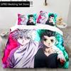 3d Anime Hunter X Hunter Bedding Set Duvet Cover Bed Set Quilt Cover Pillowcase Comforter King Queen Size Boys Adult Bedding Set