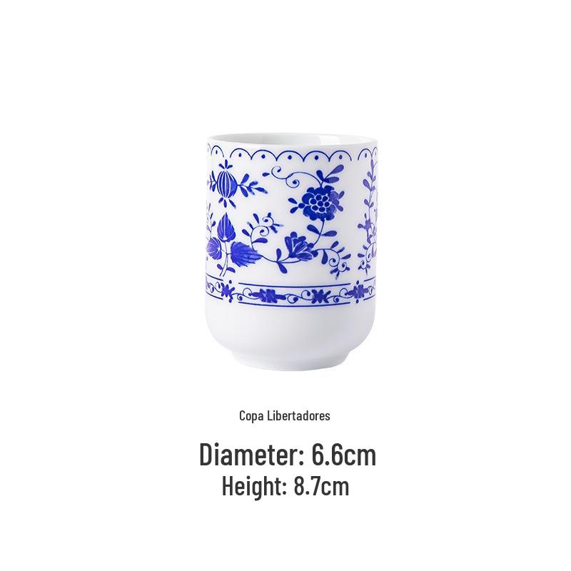 Jingdezhen Blue & White Ceramic Dinnerware Set: Plates, Bowls, Dishes, Spoons - Perfect for Housewarming Gift