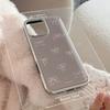 Korean Bow Suitable for 16 Apple 15pro Max Mobile Phone Case Iphone 14 Drop Glue 13 Niche Huawei
