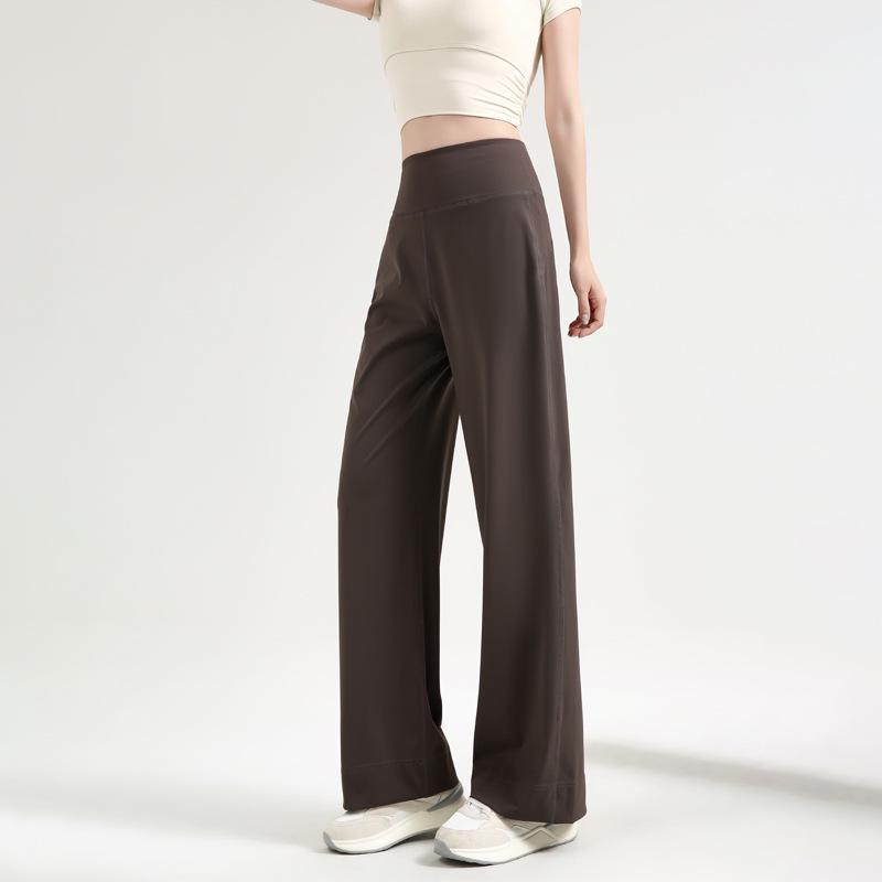 Tall Women's Wide-Leg Flowy Yoga Pants - Slimming, Casual, Fitness & Running