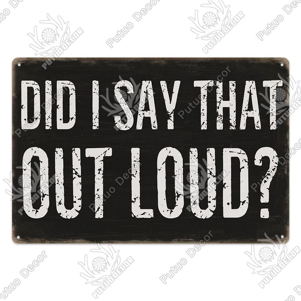 

Декоративное предложение Винтажная табличка Металлические жестяные знаки Ретро настенное искусство Украшение для дома Семейный бар Паб клуб Мужская пещера Железный постер 7.8x11.8inch