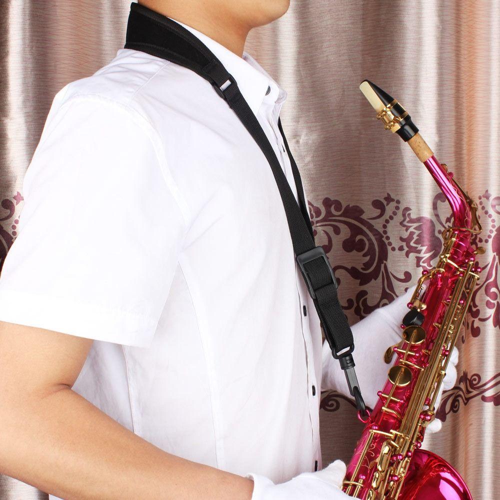 Leather Sax Neck Strap Comfortable Breathable Sax Harness Simple Saxophone Neck Strap