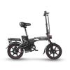 Electric Bike Foldable DYU 14" 250W Motor Top Speed 25Km/h 48V 7.8AH Max Range 60Km Black A5