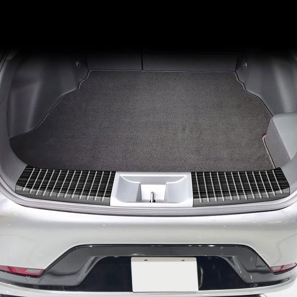 Rear Door Sill Strip/Rear Trunk Plate Guard Foot Pedal Protector For Toyota Prius 60 Series 2024 2024 Black Silver Car Acce T8I6