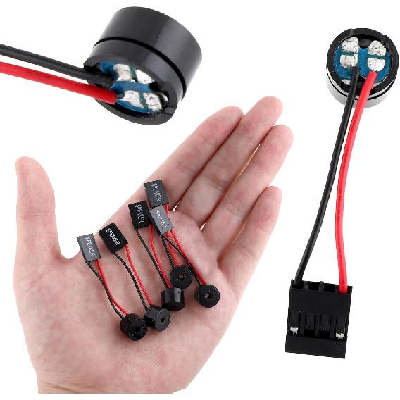 5 PCS PC Motherboard Speaker Mini Computer Case Speakers Pc Internal Mini Plug Buzzer Motherboard Buzzer Alarm