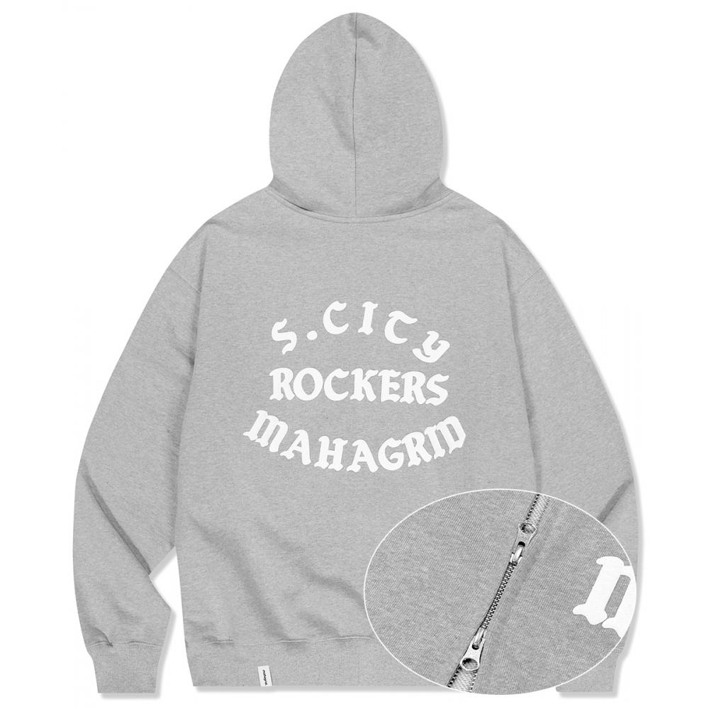

MAHAGRID CITY ROCKERS КАПЮШОН НА МОЛНИИ СЕРЫЙMG2DSMM480A