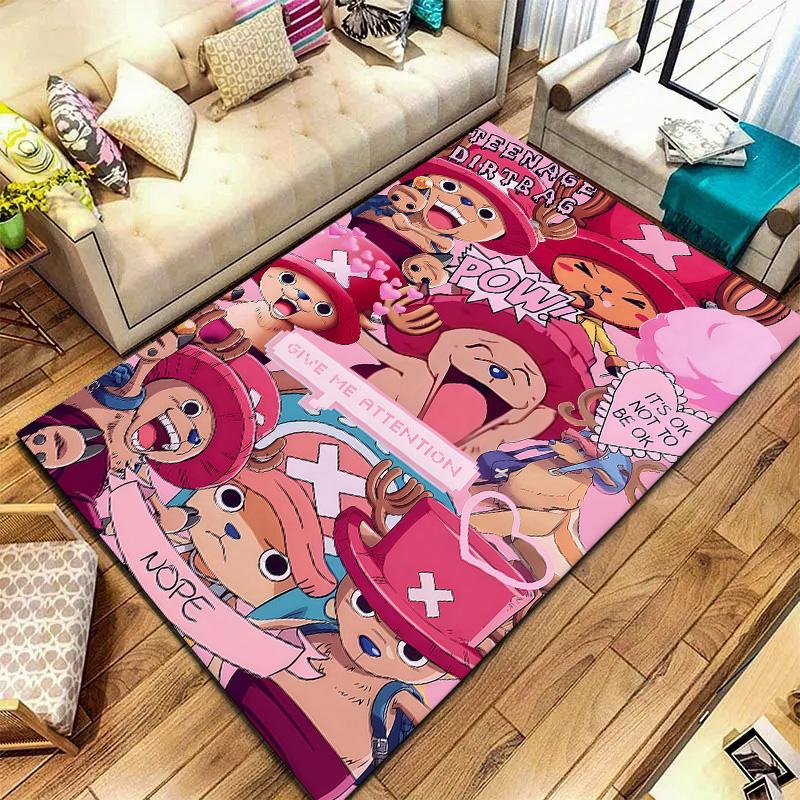One Piece Tony Tony Chopper Carpet Rug For Living Room Bedroom Home Sofa Decoration,kids Play Nonslip Floor Mat