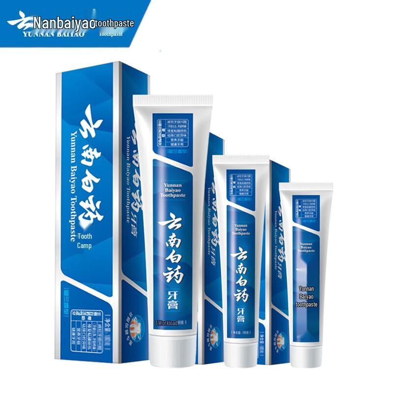 

Yunnan Baiyao Assorted Flavor Toothpaste 3-Pack