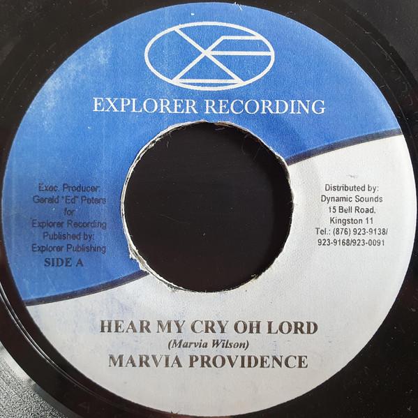 

7-дюймовая пластинка MARVIA PROVIDENCE - Hear My Cry Oh Lord / Stop Your Run NONE Explorer Record 2004 Ямайка Регги, Ска и Даб Б/У
