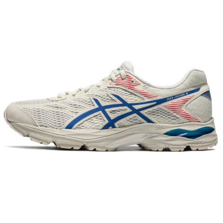Asics Gel-Flux 4 Comfortable Fashion Fabric Synthetic Leather Low-Top Training Running Shoes Men sneaker Light-Blue 1011A614-109