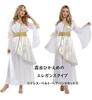 [deaizaka.biz] Costume de Cosplay de Déesse, Ensemble de Costume de Princesse de Conte de Fées Mythique, Convient pour une Taille 155-165cm, Blanc, Halloween, Fêtes, Événements