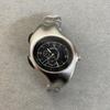 Pre-owned Y2K Irregular Alloy Quartz Watch - Retro Fashion Twisted Design.