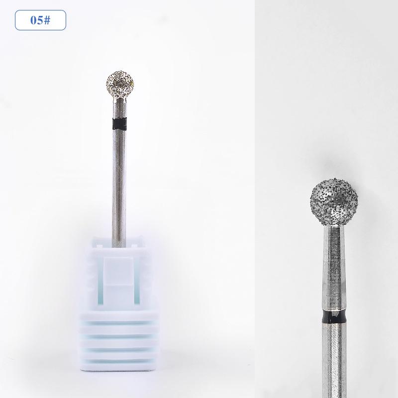 Dispozitiv de tăiat cap de șlefuit de unghii din oțel tungsten pentru manichiură Burghie de metal Freze pentru îndepărtarea unghiilor Instrumente cu gel
