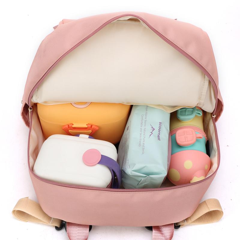 Passeggino Borsa per Mamma Alta Qualità Borsa per Pannolini Multifunzione Zaino per Maternità Borsa per Pannolini Colore Solido Borsa per Neo Mamma