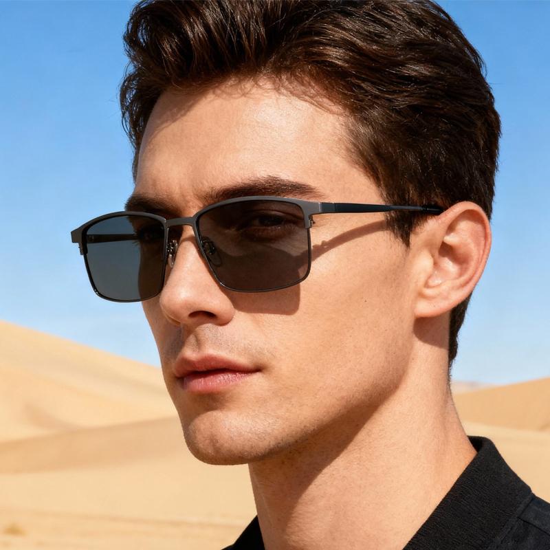 Fashion Vintage Square Polarized Sunglasses Men Women Retro Driving Fishing Brand Designer Sports Sun Glasses UV400 Eyewear