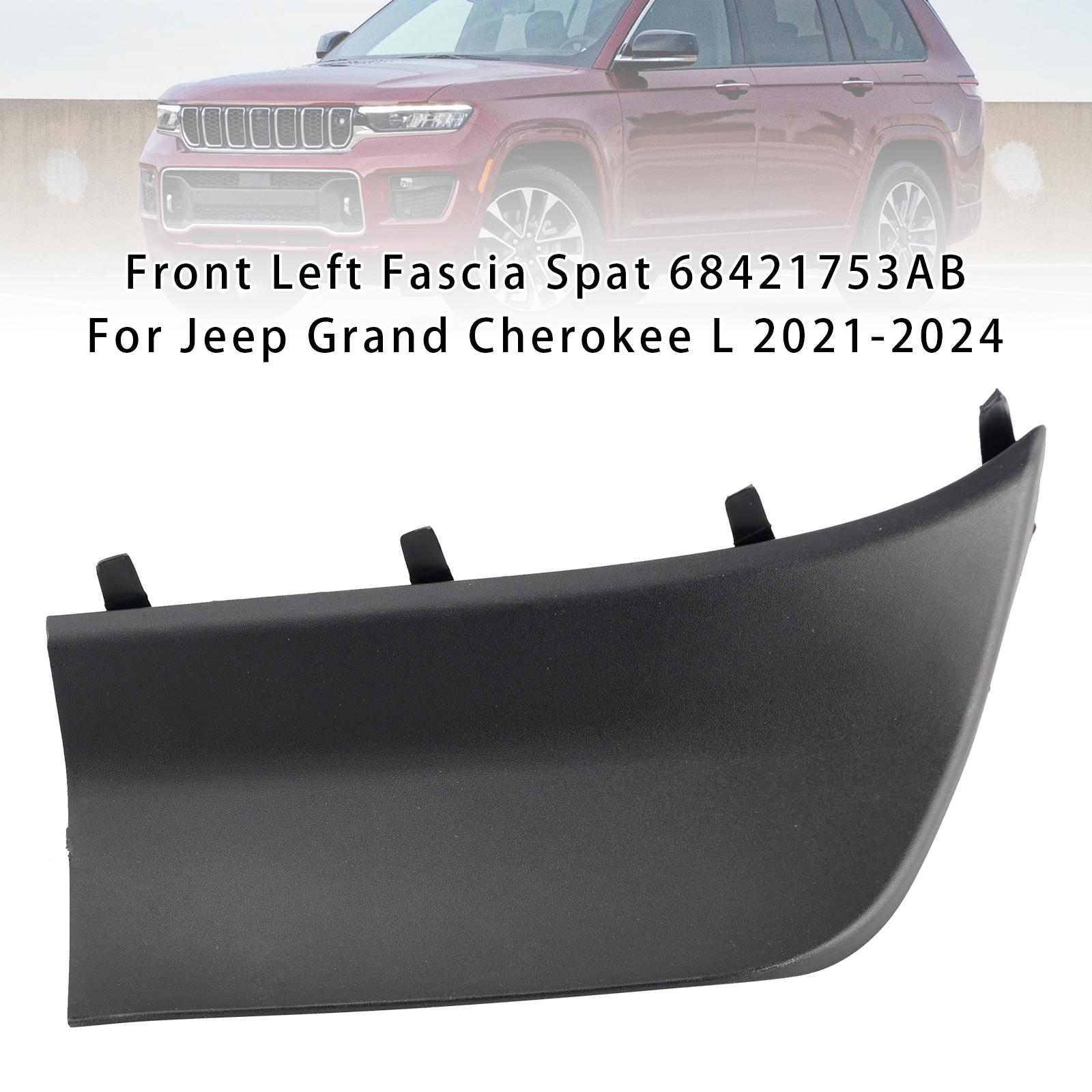 

Front Left Fascia Spat 68421753AB For Jeep Grand Cherokee L 2021-2024