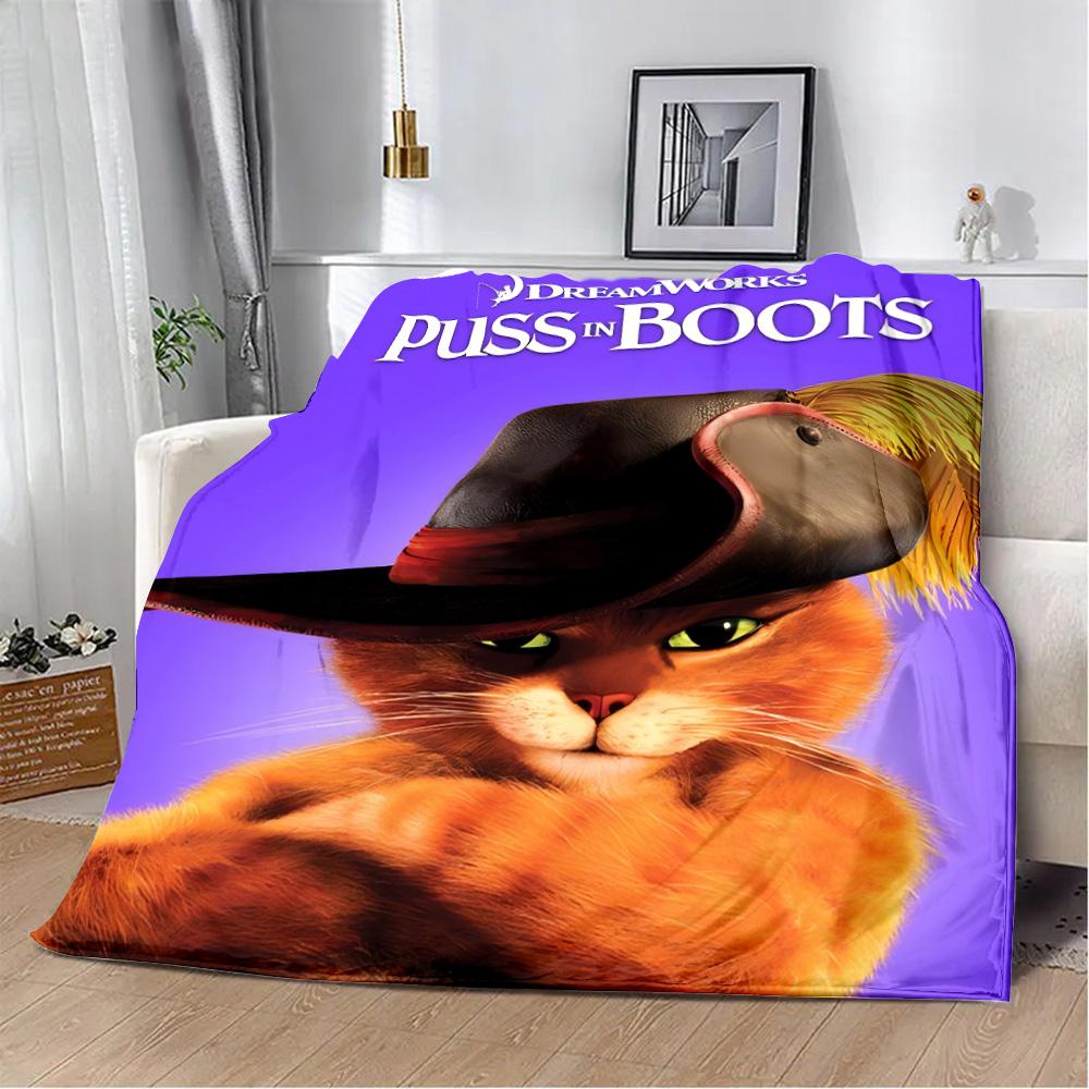 Funny Cartoon Shrek Printed Blanket Picnic Blankets Warm Blanket Soft and Comfortable Blanket Home Travel Birthday Gift