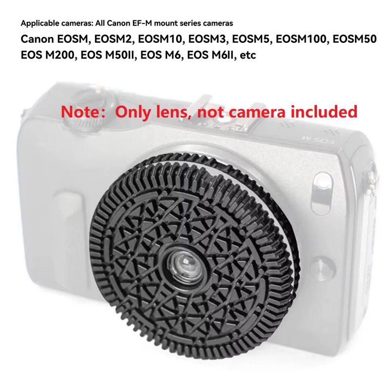 32mm F10 Free Focus Pancake Lens for Sony E Mount/for Nikon Z-Mount/for Fuji X-Mount/EF-M/M43  Mount Series Mirrorless Cameras