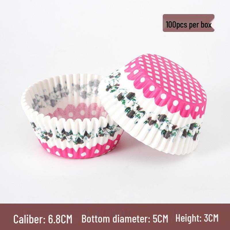 Snowy Niang Oilproof Cartoon Cake Cups - Cupcake Liners & Butter Paper for Baking