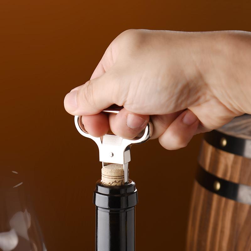 Wine Bottle Opener Metal Two-prong Cork Puller Old Red Wine Champagne Opener Wine Cork Puller Portable Home Hotel Bar Tools