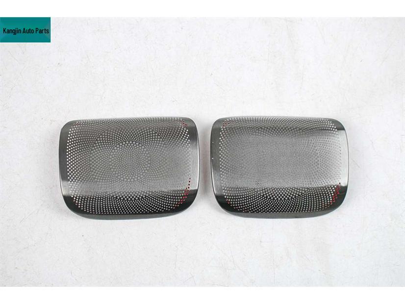 ZEEKR 001 Black Titanium Stainless Steel Front Pillar Speaker Cover Decor.